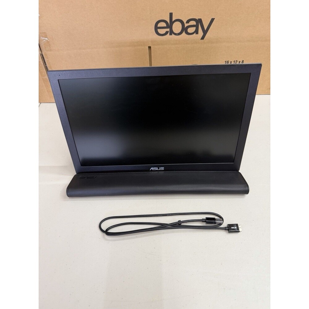 ASUS MB168B 15.6 Inch USB Portable Monitor Ultra-Slim + USB Cable & Case - Picture 2 of 10